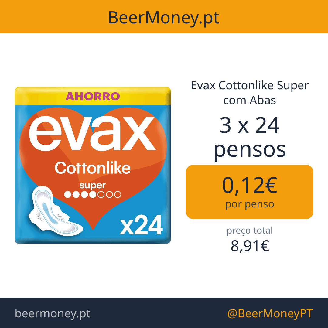 Evax Cottonlike Super com Abas