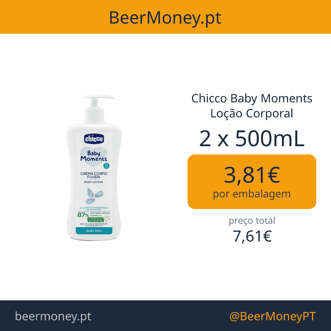 Chicco Baby Moments Loção Corporal