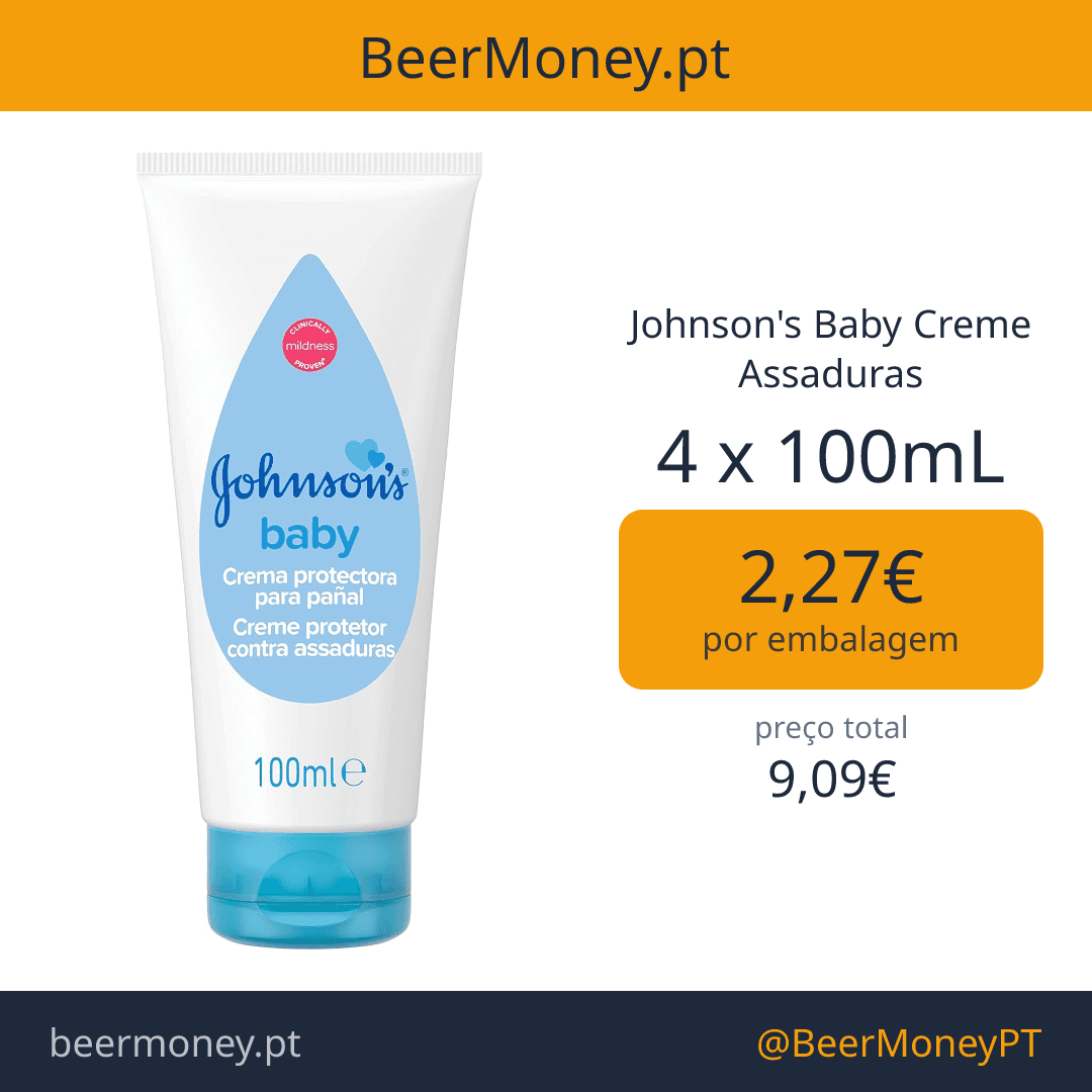 Johnson's Baby Creme Assaduras