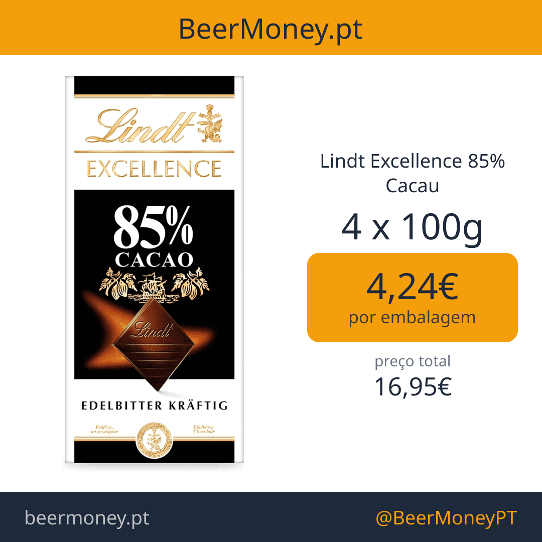 Lindt Excellence 85% Cacau