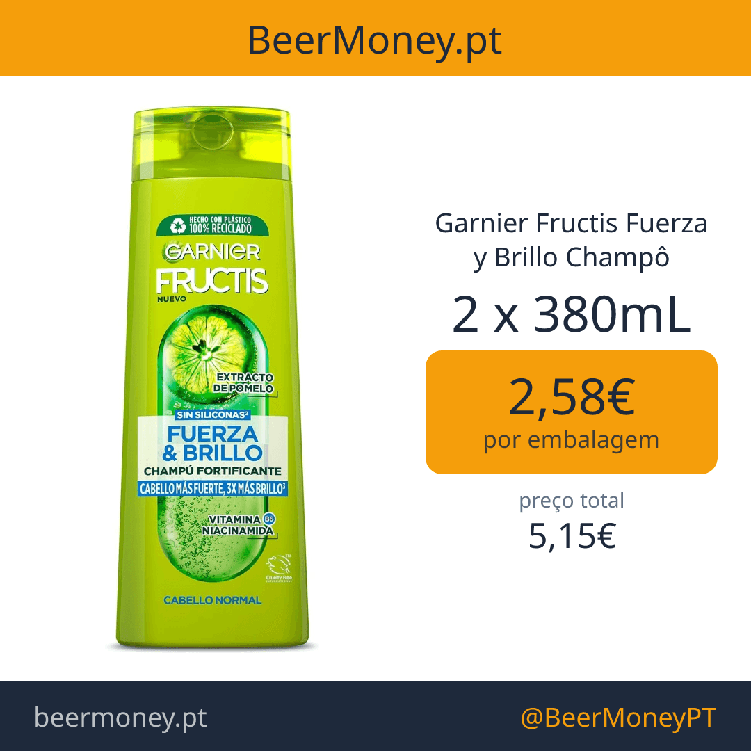 Garnier Fructis Fuerza y Brillo Champô