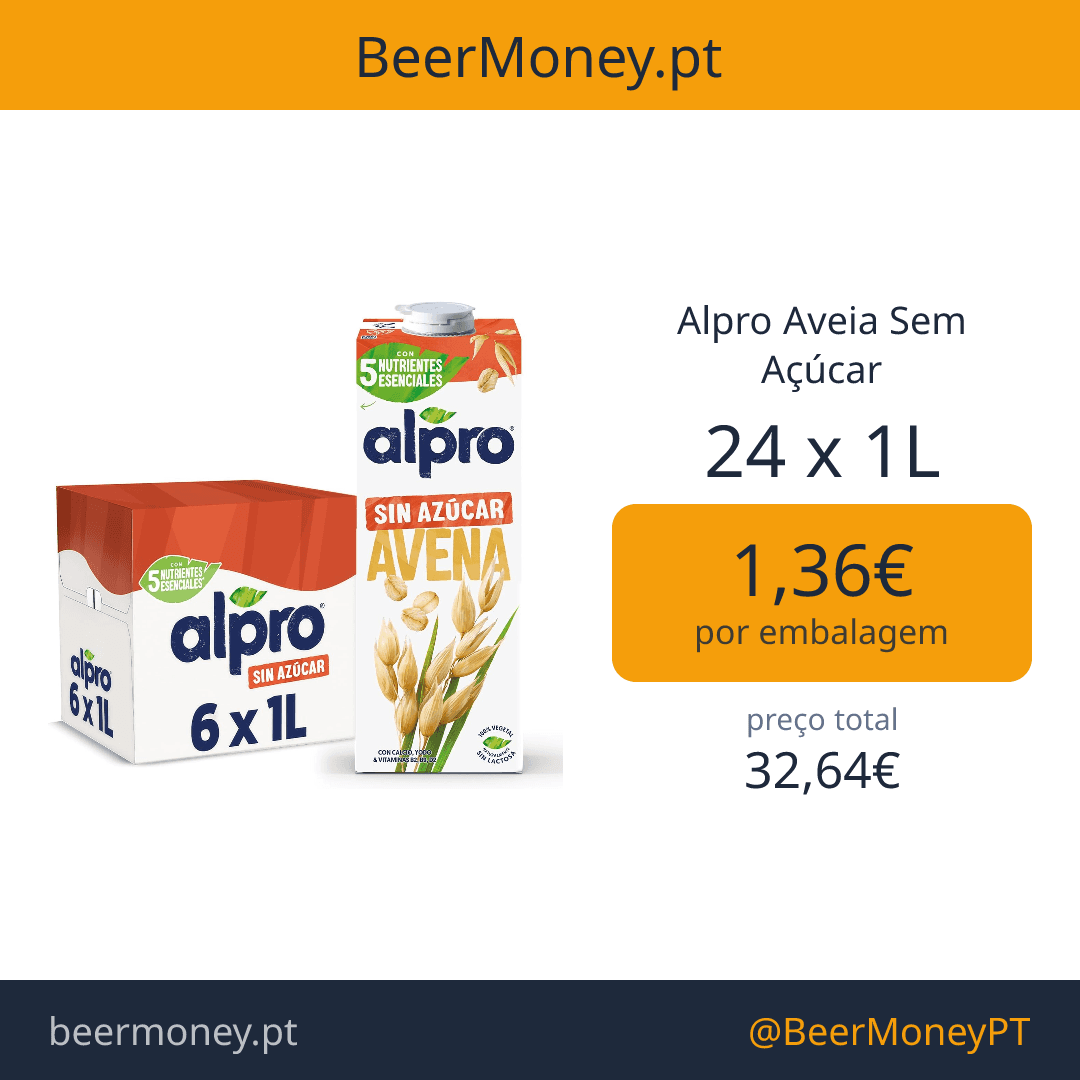 Alpro Aveia Sem Açúcar