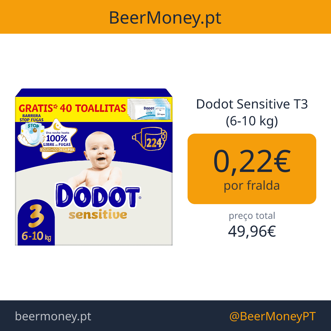 Dodot Sensitive T3 (6-10 kg)