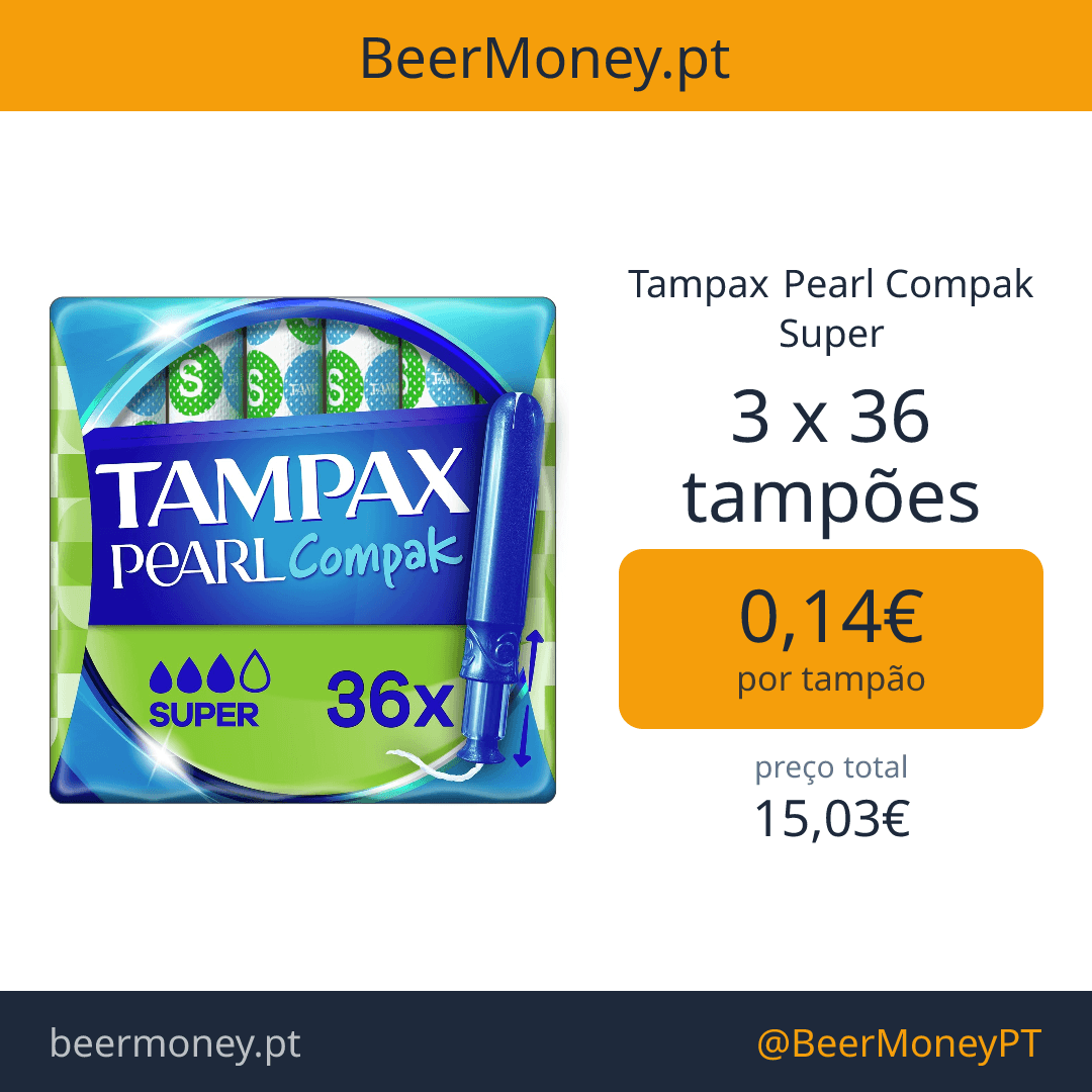 Tampax Pearl Compak Super