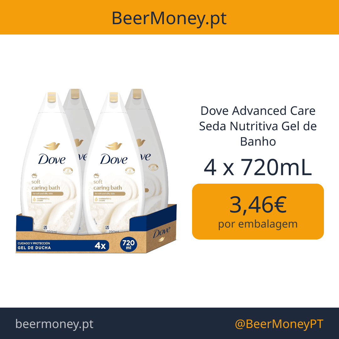 Dove Advanced Care Seda Nutritiva Gel de Banho