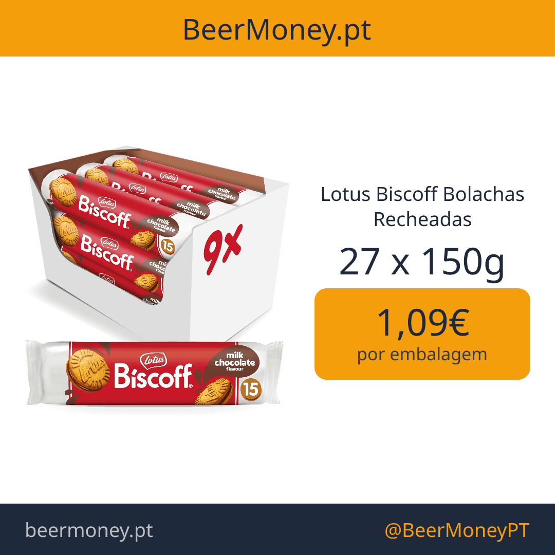 Lotus Biscoff Bolachas Recheadas