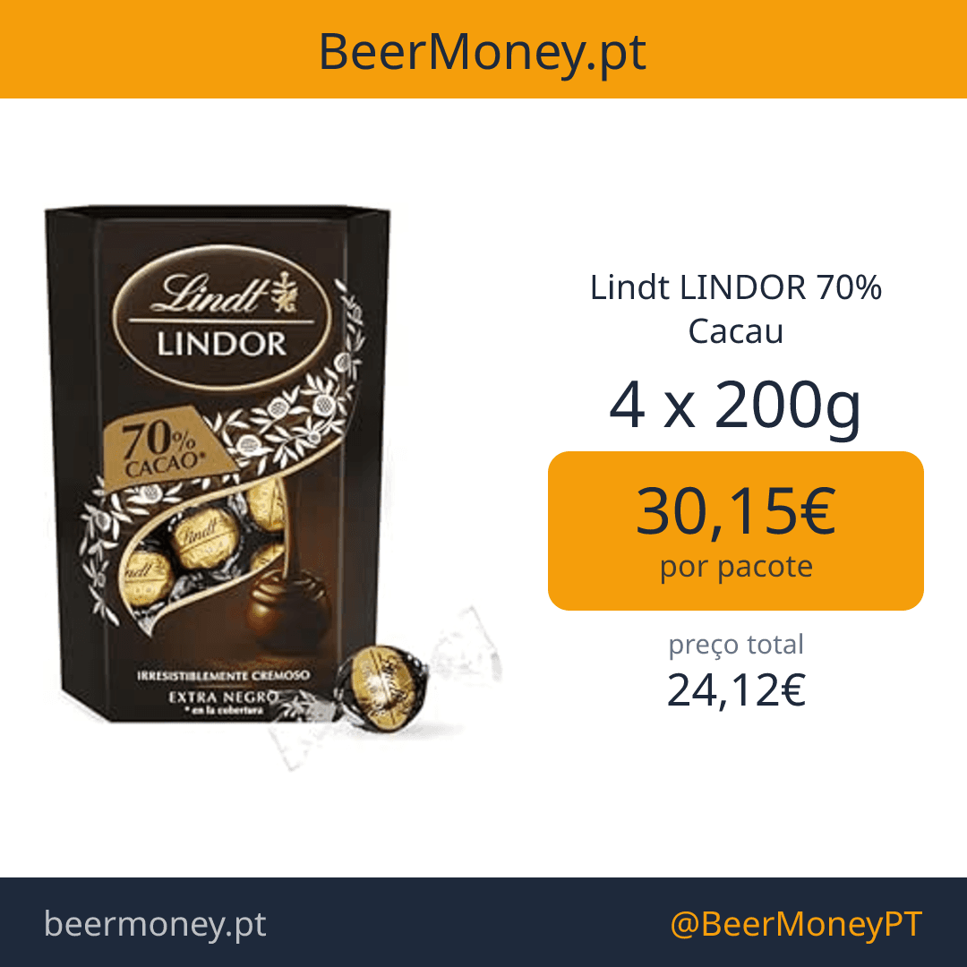 Lindt LINDOR 70% Cacau