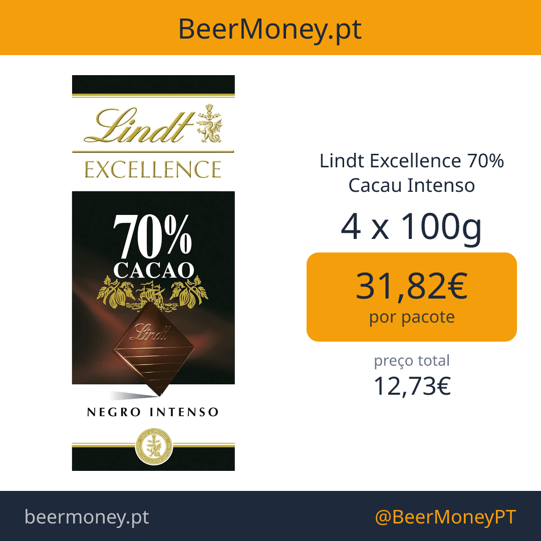 Lindt Excellence 70% Cacau Intenso