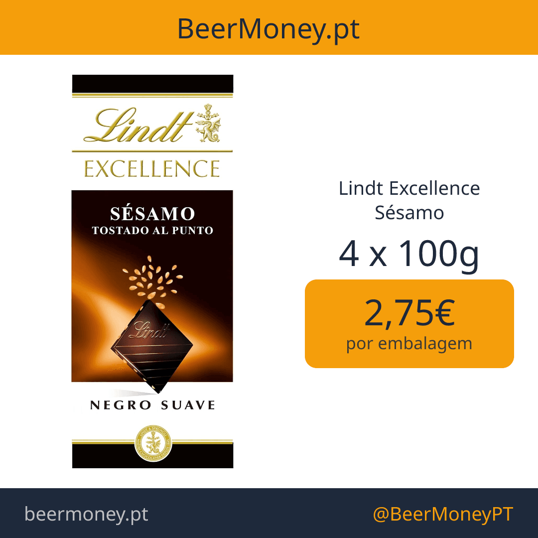 Lindt Excellence Sésamo