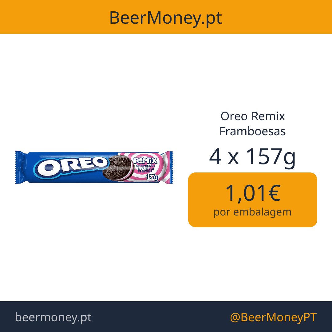 Oreo Remix Framboesas