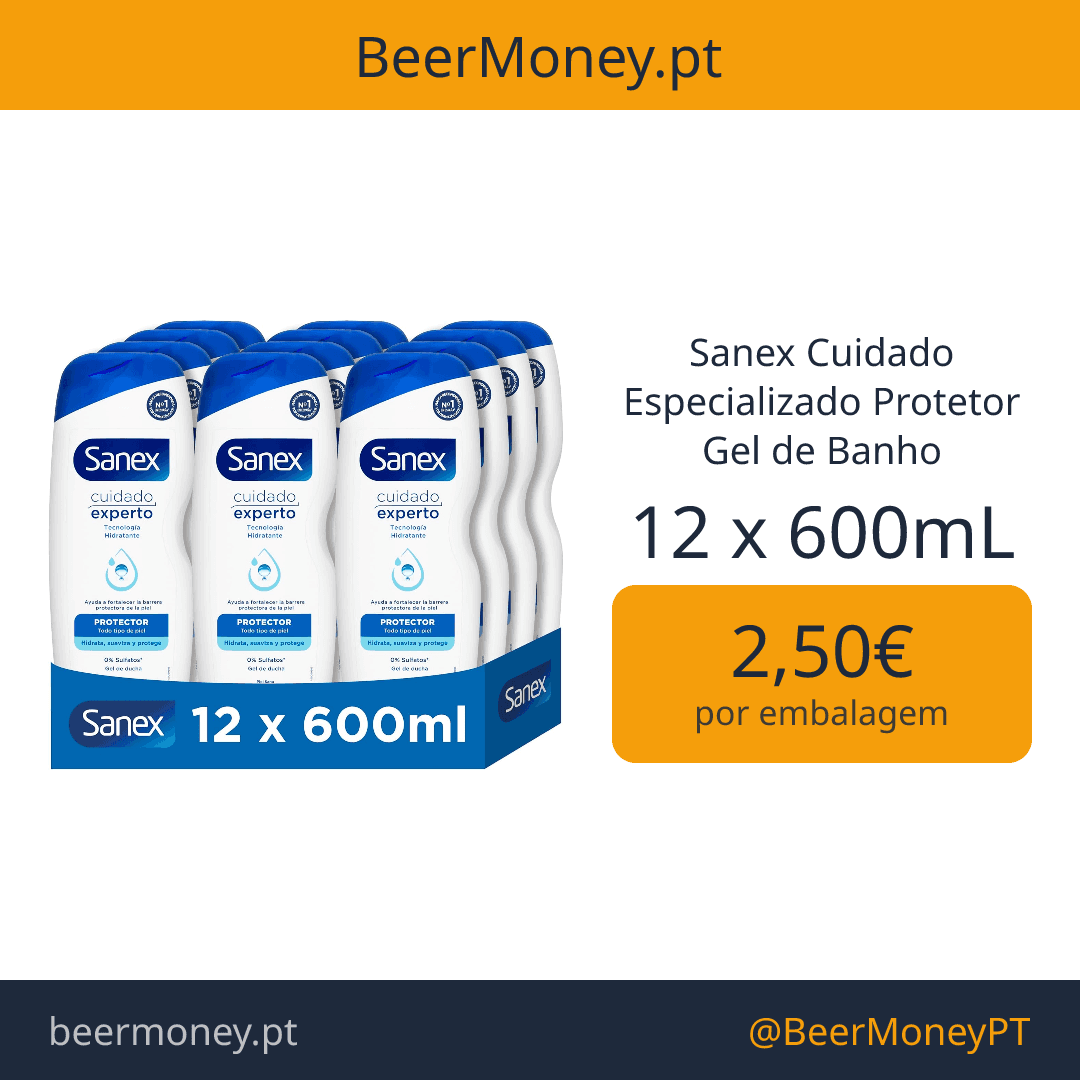 Sanex Cuidado Especializado Protetor Gel de Banho