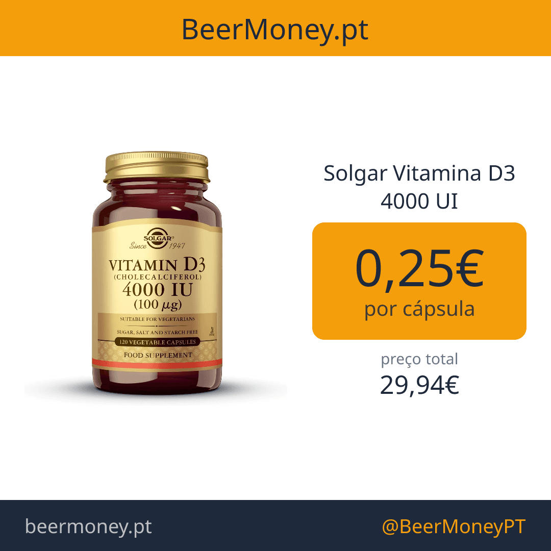 Solgar Vitamina D3 4000 UI