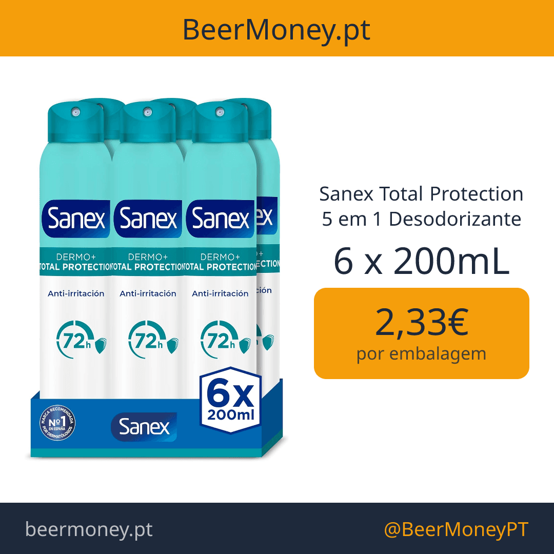 Sanex Total Protection 5 em 1 Desodorizante