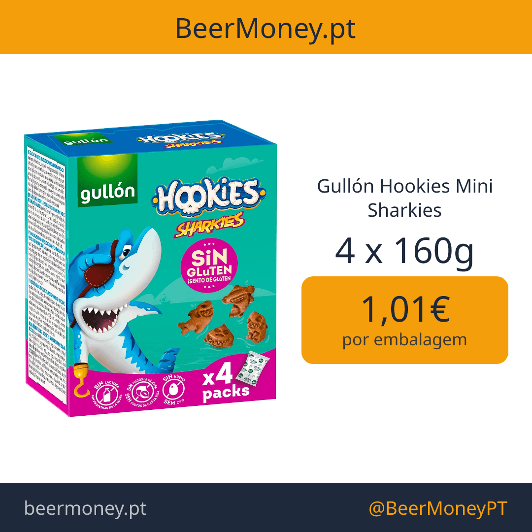 Gullón Hookies Mini Sharkies