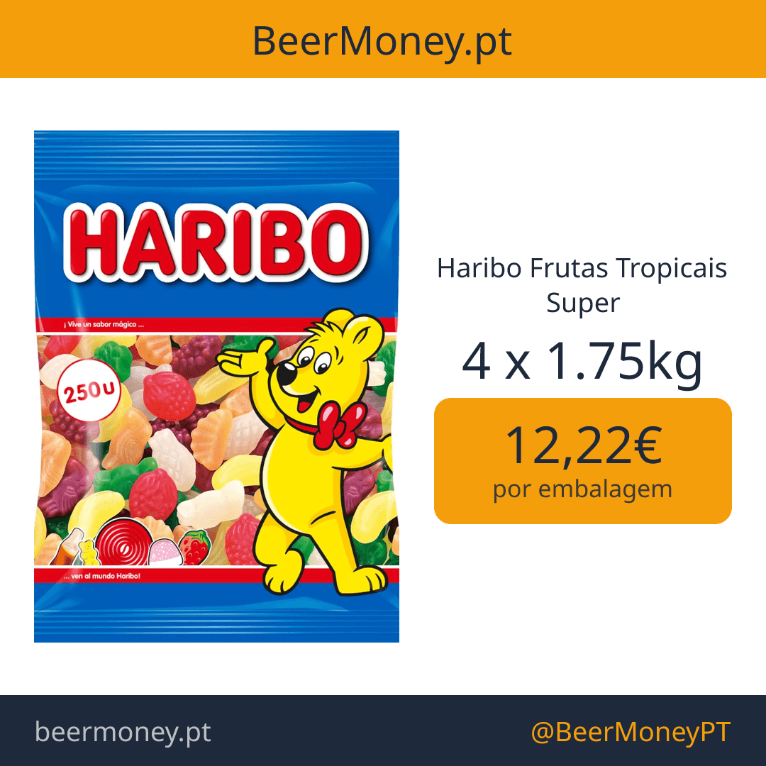 Haribo Frutas Tropicais Super