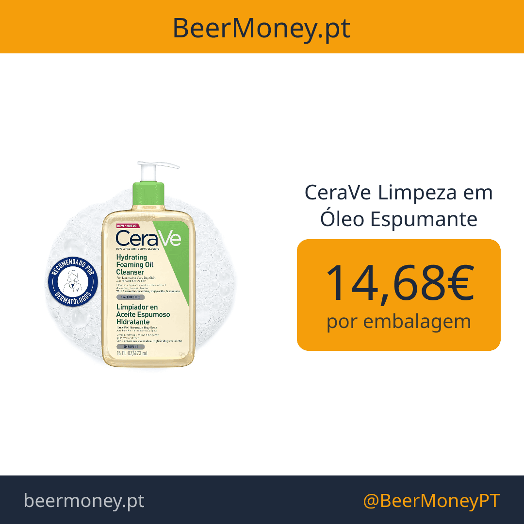 CeraVe Limpeza em Óleo Espumante