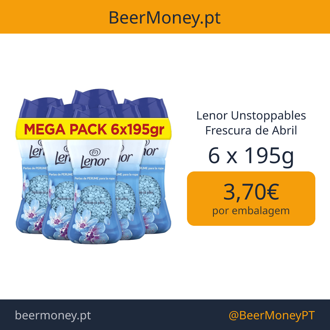 Lenor Unstoppables Frescura de Abril
