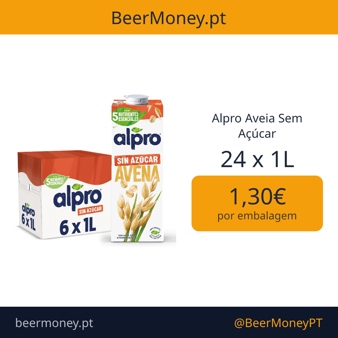 Alpro Aveia Sem Açúcar